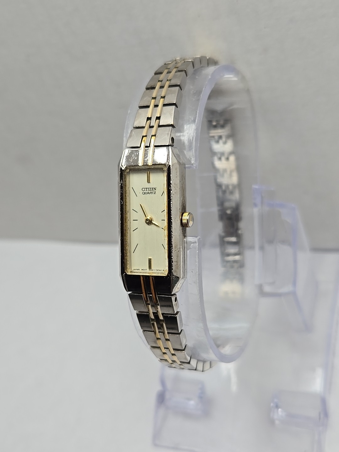 Citizen Quartz Tank Rectangular Two Tone Bracelet… - image 2
