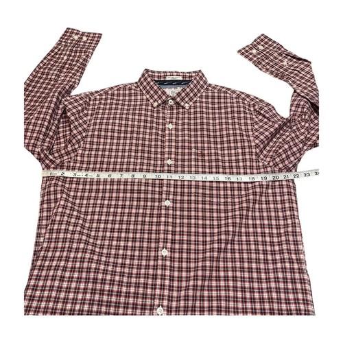 Camisa Original Pingüino Para Hombre L Multi Pálido Algodón Elastizada Calce Ajustado Abotonada - Imagen 5 de 7
