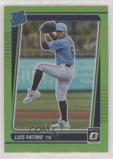 2021 Panini Donruss Optic Rated Rookie Lime Green Prizm Luis Patino #55 0b3