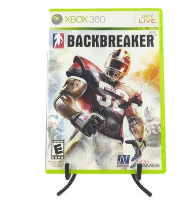 505 GAMES Backbreaker Football Game Xbox 360 Case Disc Tested Working Good