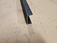 3" Tall  x  1.41" Flange - Steel Channel x 4" Long - A36 Steel