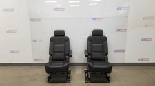 19 Chevy Suburban Premier Power Rear Captain Chair Set Pair Black Leather 19 Chevy Suburban Premier Power Rear Captain Chair Set Pair Black Leather