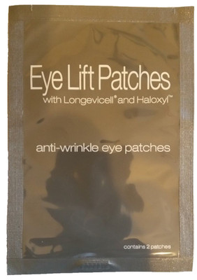 Eye lift anti-wrinkle eye patches / pads with Longevicel and Haloxyl