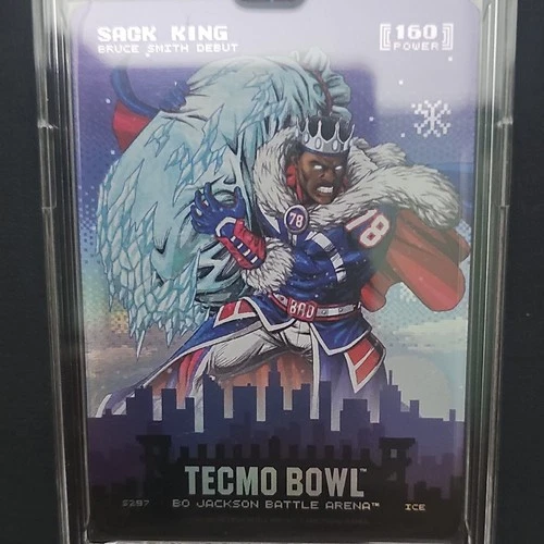 Tecmo Bowl Bruce Smith Sack King ICE Skyline Bo Jackson Battle Arena 160 Power