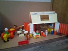 Vintage Fisher Price Barn, Figures And Animals