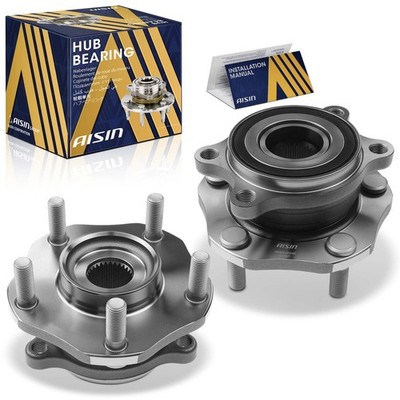 AISIN Pair Front Wheel Bearing and Hub Assembly for Nissan Rogue 2014-2023