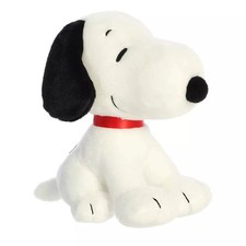 Aurora Timeless Peanuts Snoopy Stuffed Animal Seated, 9"