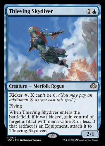 Thieving Skydiver 177 R Normal LCC MTG NM