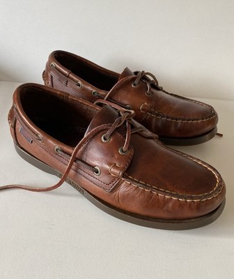 Herren Sebago Dockside s Waxy Leder Bootsschuhe. Größe UK 7.