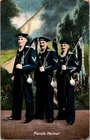 WW1 WWI Imperial German Germany Army Military Wehrmacht Postcard Navy Soldiers