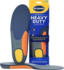 Orthotic Insoles Big Tall 200lbs Wide Feet Arch Support Work Boots Men 8-14 Fit
