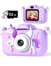 Kids Camera Toys for 3 4 5 6 7 8 9 Year Old Boys Girls HD Digital Video SD Card
