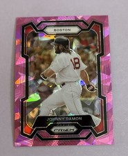 2024 Prizm Baseball Pink Cracked Ice #68 Johnny Damon Boston Red Sox