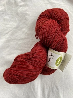 Dream Smooshy sock weight - 1 hank - 105 Rust - 4oz - Superwash Merino Wool - Photo 1/4