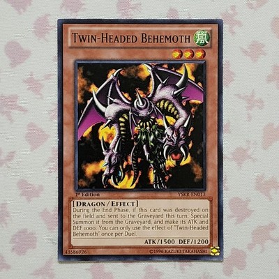 Twin-Headed Behemoth YSKR-EN013 | Starter Deck: Kaiba Reloaded | 1st Edition LP