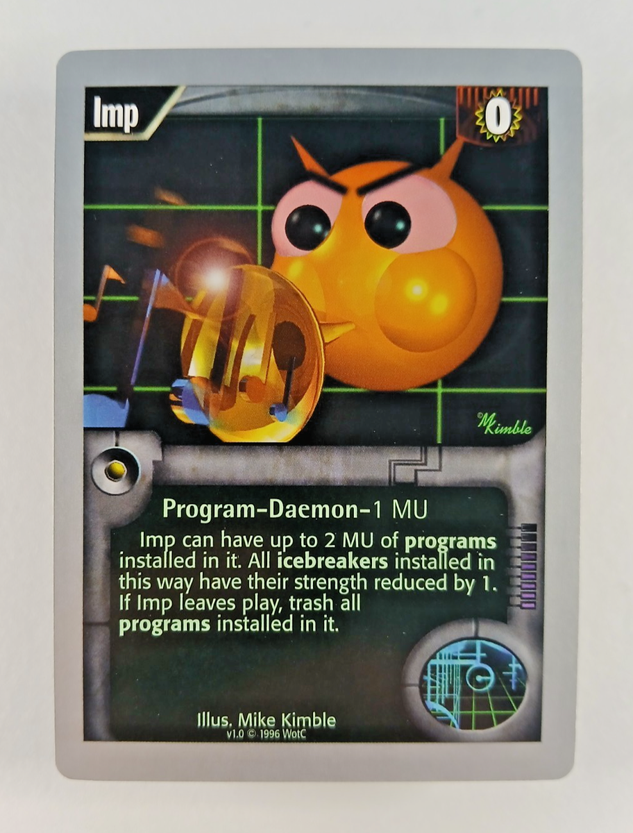 Imp - v1.0, Netrunner CCG card (1996 WotC) Base Set Limited 1.0