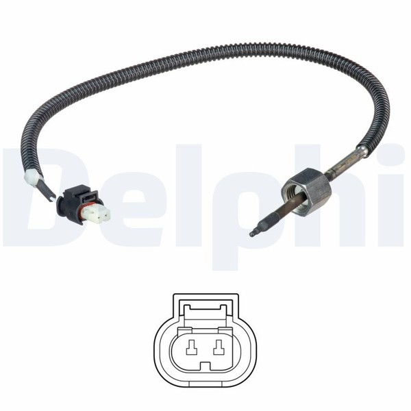 Delphi Sensor Abgastemperatur TS30222 Vor Katalysator Vor RußPartikelfilter 220-image