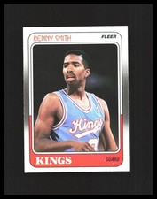 1988-89 Kenny Smith Rookie Card Fleer #100 Sacramento Kings. rookie card picture