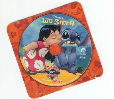 Disney LILO & STITCH Read-Along DVD sampler 2003 Kellogg's