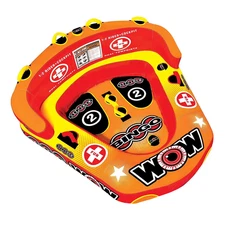 WOW Flash Cockpit Towable Tube for Boating, Inflatable Boat Tube for Water