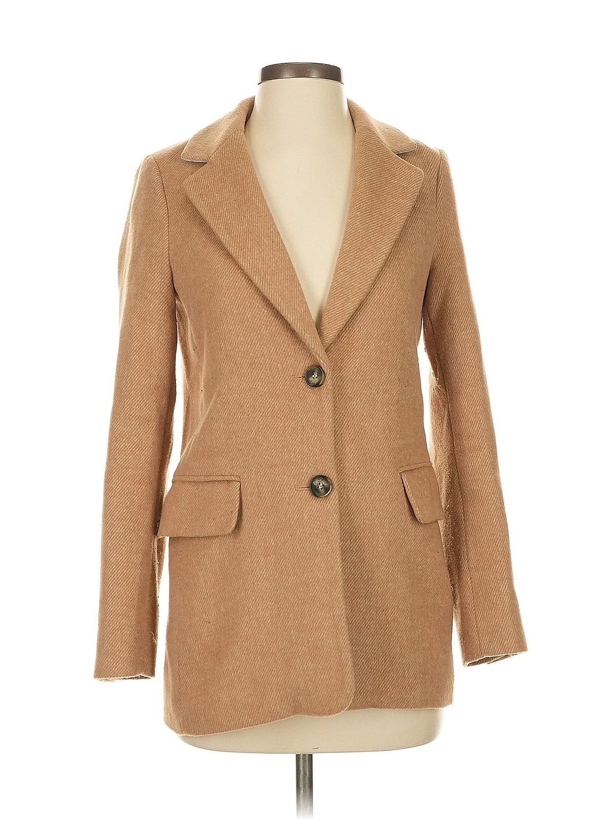 H&M Women Brown Coat 0
