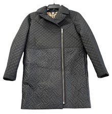 NEW Burberry Kids Gia Quilted Jacket Coat Black Size 12Y NWT FREE Shipping