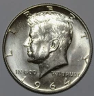1964-D Kennedy Half Dollar - BU - #8946D - Stock Photo