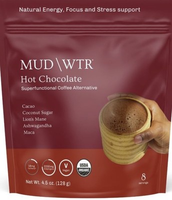 MUDWTR Hot Chocolate Coffee Alternative USDA Organic  Vegan 128g EXP 06/2027
