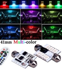 2pcs Rgb Led Remote Festoon 16colors Light Bulbs 41mm 42mm 211-2 1.72 Mapdome