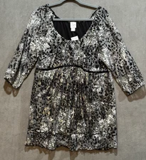 NWT Fashion Bug Blouse Women's 18 20 Pullover Babydoll Empire Whimsigoth Fairy