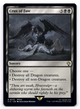 Crux of Fate NM Commander: Final Fantasy 0275 MTG Regular