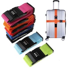 1pcs Adjustable Luggage Straps Combination Safety Suitcase Travel Baggage Belt