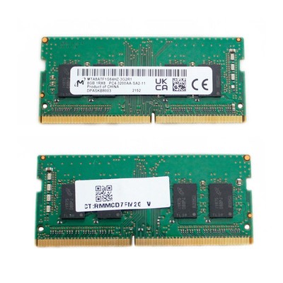 Micron RAM Arbeitsspeicher 8GB SO-DIMM DDR4 3200AA 1Rx16 MTA8ATF1G64HZ-3G2R1