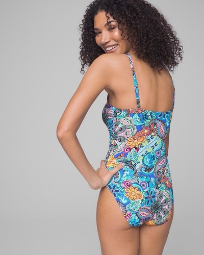 BLEU ROD Beattie Let Loose High Neck Mio One Piece Swimsuit - ONLINE EXCLUSIVE - Picture 4 of 4