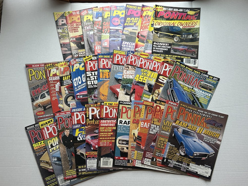 VINTAGE- High Performance Pontiac Magazines- Lot of 33