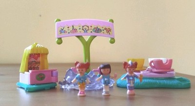 Polly Pocket Park Jahrmarkt 1996 Bluebird Set Konvolut Zubehör Figuren