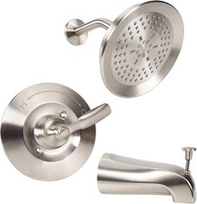 Shower Trim Kit Compatible with Delta 14 Series, Brushed Nickel Shower Faucet