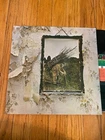 LED ZEPPELIN 4 ZOSO EX LP ORIG. 1971 ATLANTIC RECORD CLUB & INNER PRISWELL PRESS