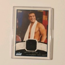2012 Topps WWE Authentic Shirt Relic Alberto Del Rio Card