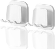 Toothbrush Holders for Bathrooms, Razor Holder for Shower, Self Adhesive Tooth