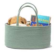 Kodomoore Diaper Caddy Organizer Empty Gift Basket for Newborn Essentials, Baby