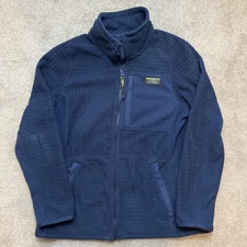 LL Bean Jacket Women Large Navy Mountain Classic Windproof Fleece Gorpcore Layer