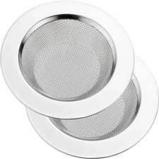 LASSHSWA 2 PCS Kitchen Sink Strainer Stainless Steel, Kitchen Sink Drain Stra...