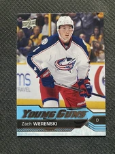2016-17 UD Young Guns Zach Werenski #224 RC (See Pics - Back Left Corner Ding)
