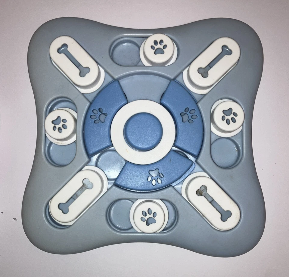 Rompecabezas interactivo para mascotas alimentador lento, juguetes de alimentación de tratamiento para entrenamiento de coeficiente intelectual - Lote de 2 Foto 2 de 4