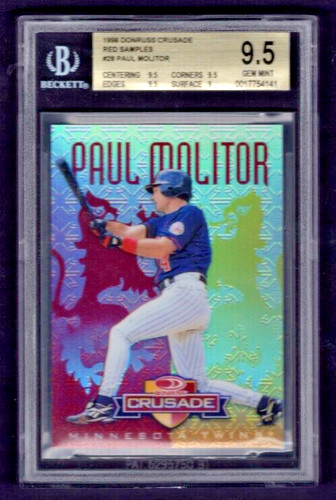 Paul Molitor [Red] #28 1998 Donruss Crusade card