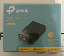 Tp-link Gigabit PoE Splitter TL-POE10R - Black New In Box