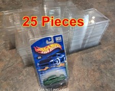 25 HotWheels Collector Mainline Protector Pack Clear Clamshell Display Cases TH