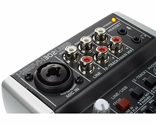 Behringer Xenyx 302 USB 5-Eingang Mixer USB/Audio Interface NEU aus Japan - Bild 5 von 6