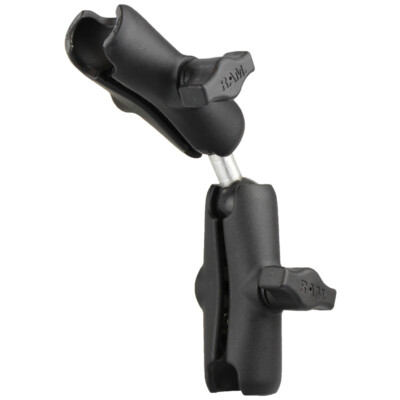 RAM Mount Dual Medium Socket Arms with Double 1'' Ball Connector  RAM-B-201-201U